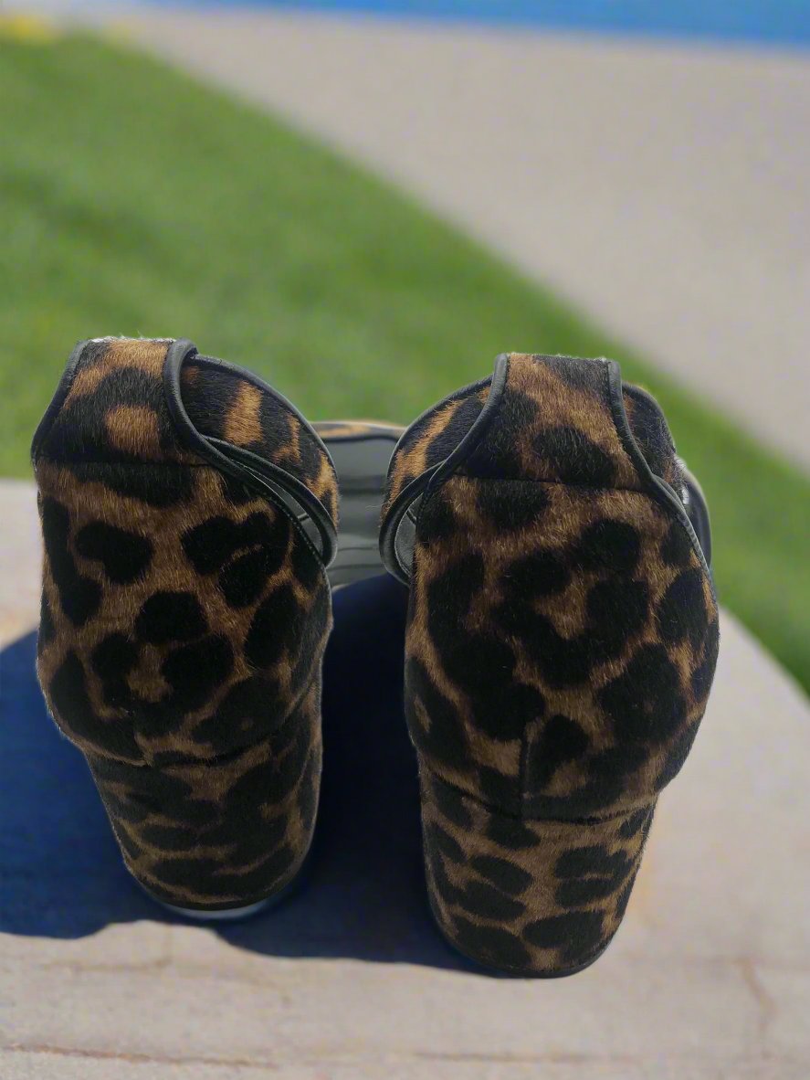 Michael Kors Leopard Print Block Heel Shoe