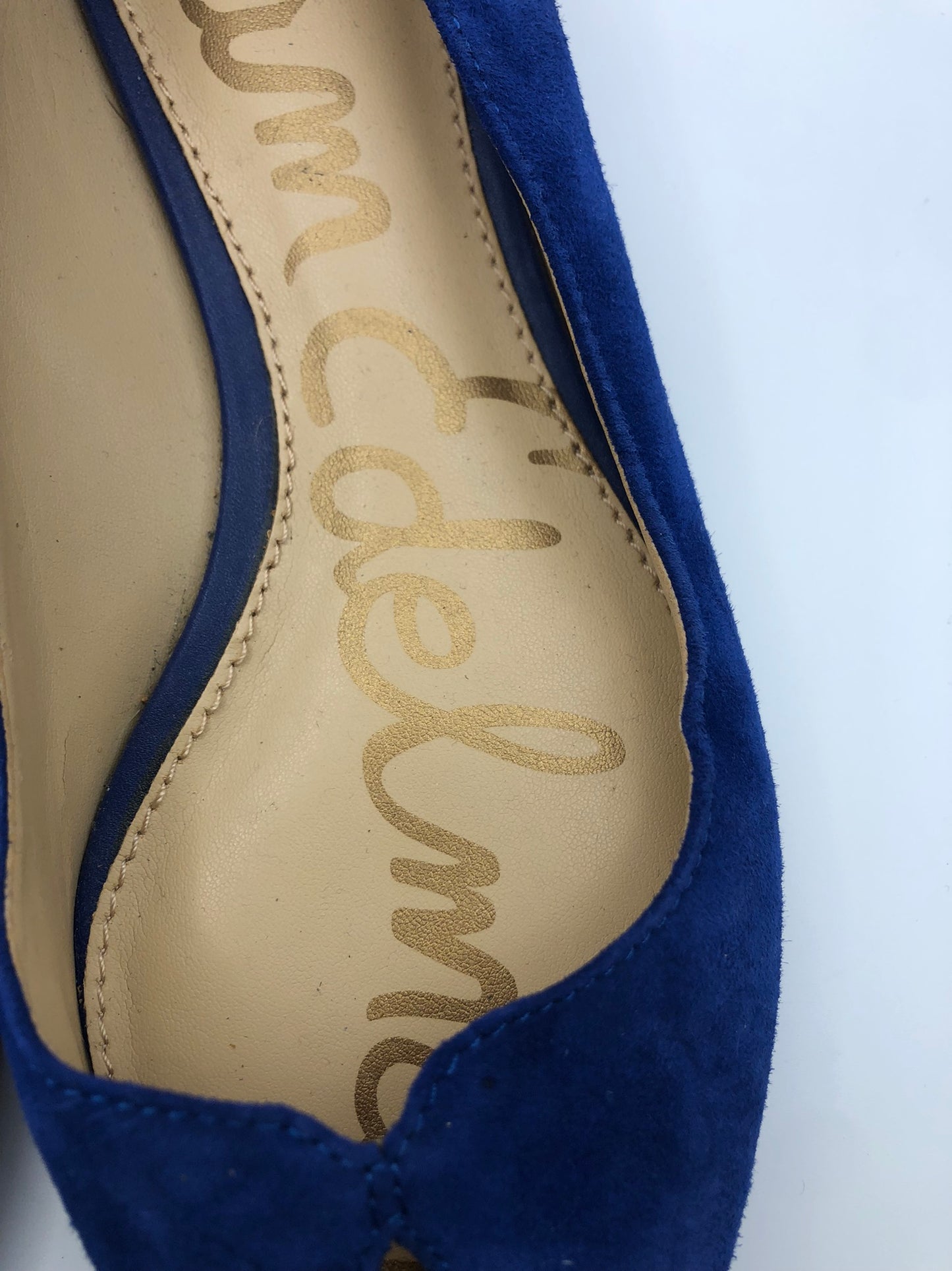 Sam Edelman Blue Suede Flats