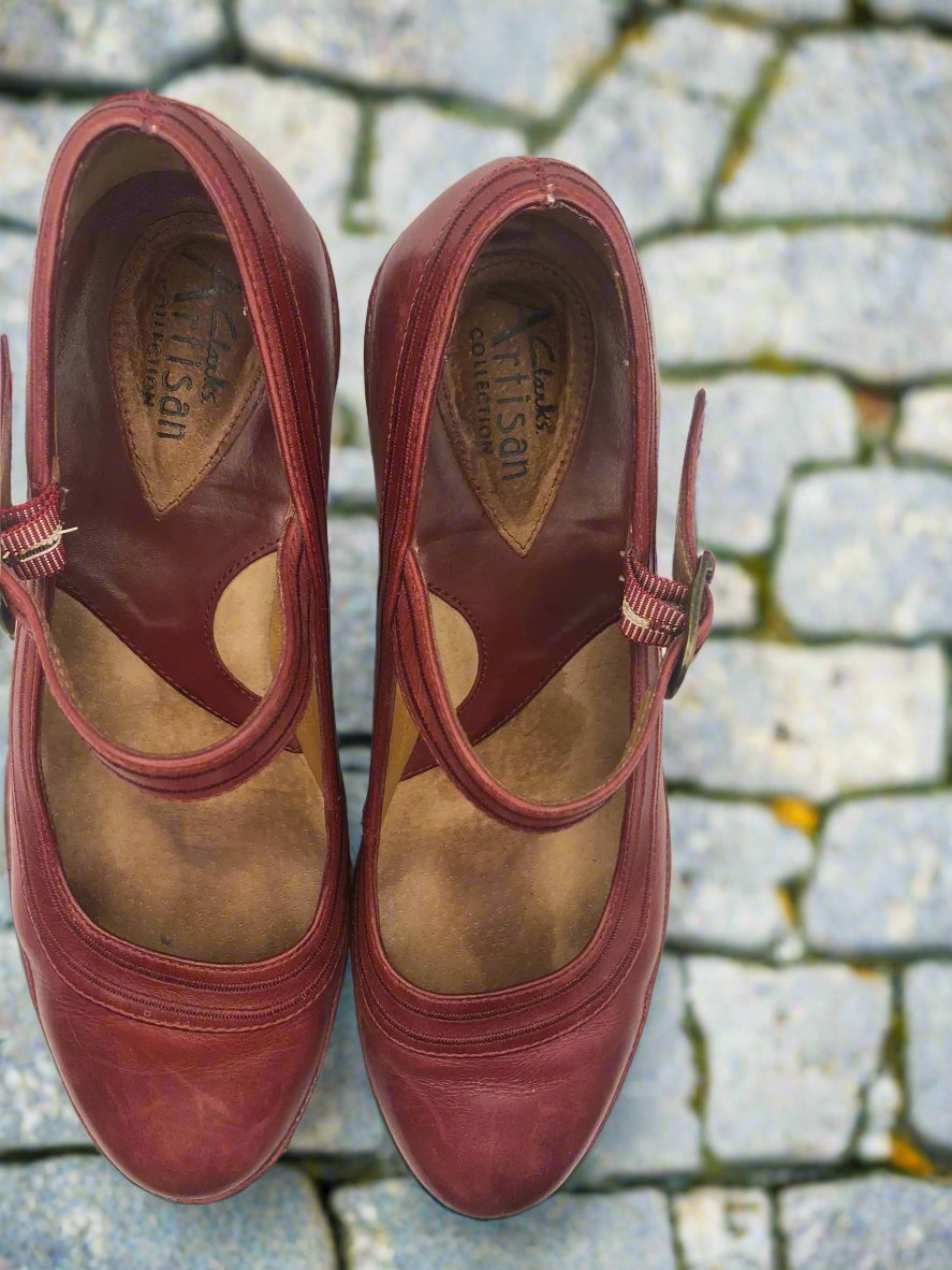 Clark Artisan Red Heels