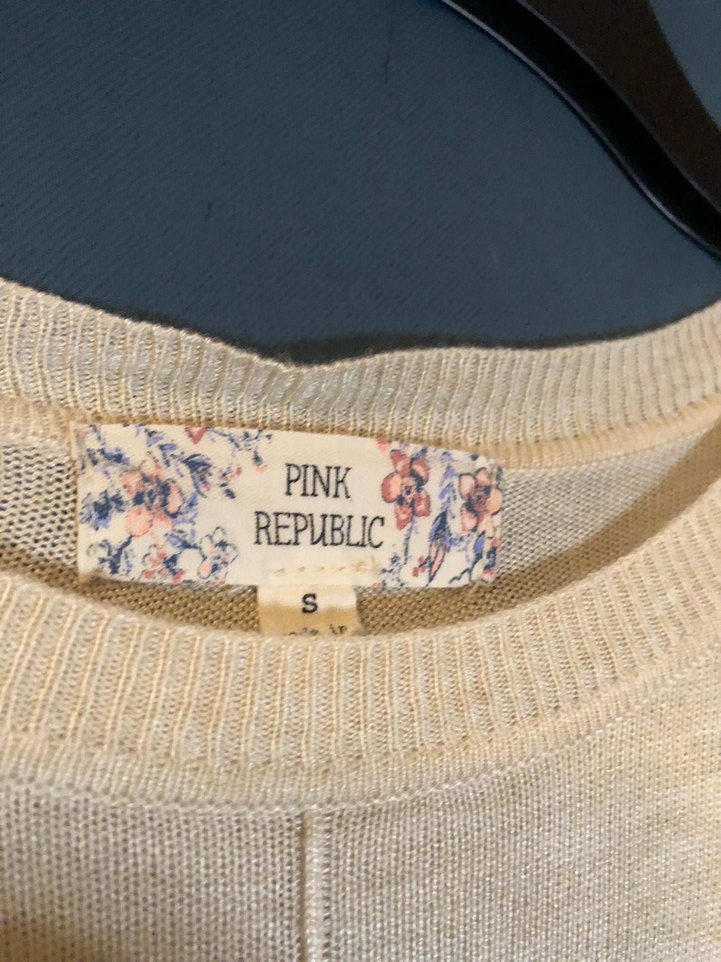 Pink Republic Creme Sweater S