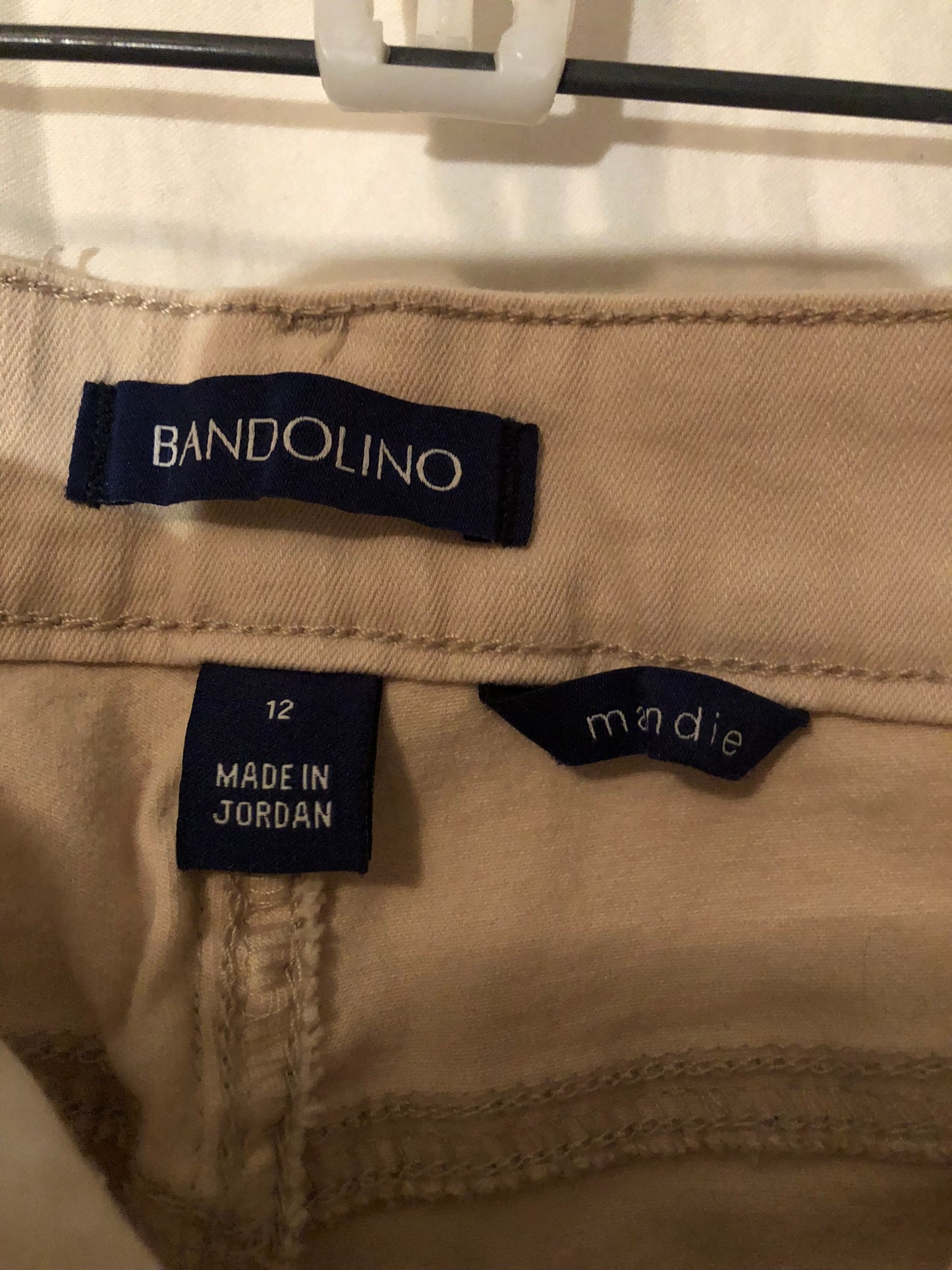 Bandolino Tan Jeans Size 12